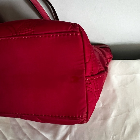 Coach Pink Raspberry Quilted Tote Bag - Picture 12 of 13